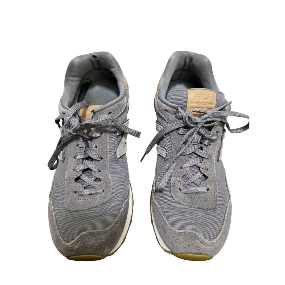 New Balance 515 Men's Gray & Beige Suede Sneakers Size 10.5 Comfortable Casual S